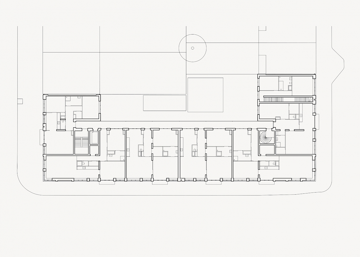 Plattegrond, tweede verdieping