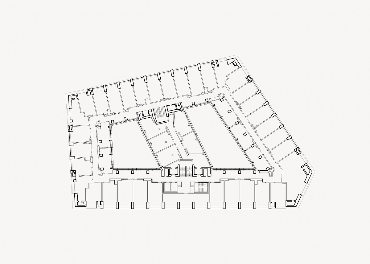 Plattegrond, tweede verdieping