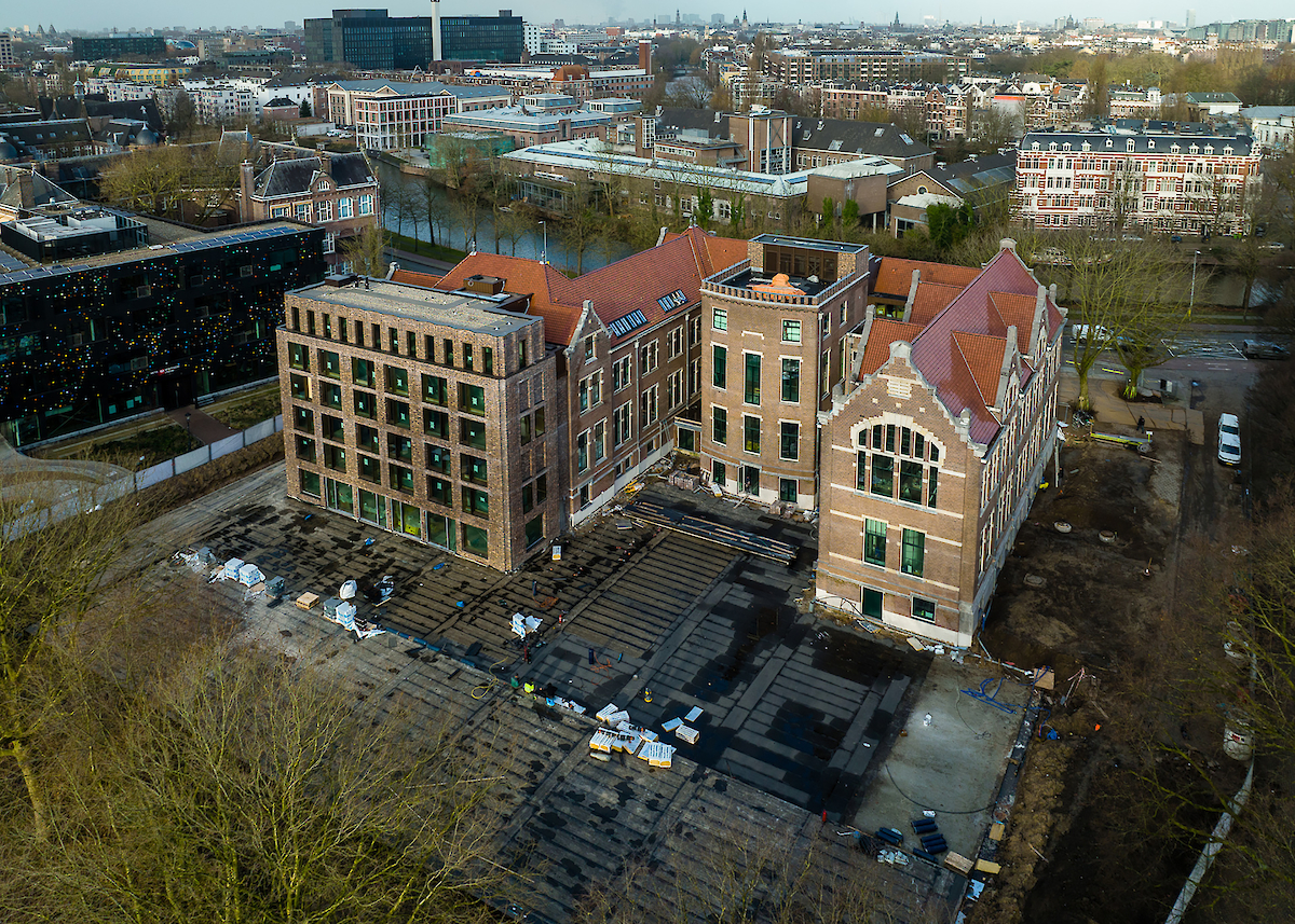 Bouw van de nieuwe uitbreiding, foto C&R Hospitality Services (februari 2021)