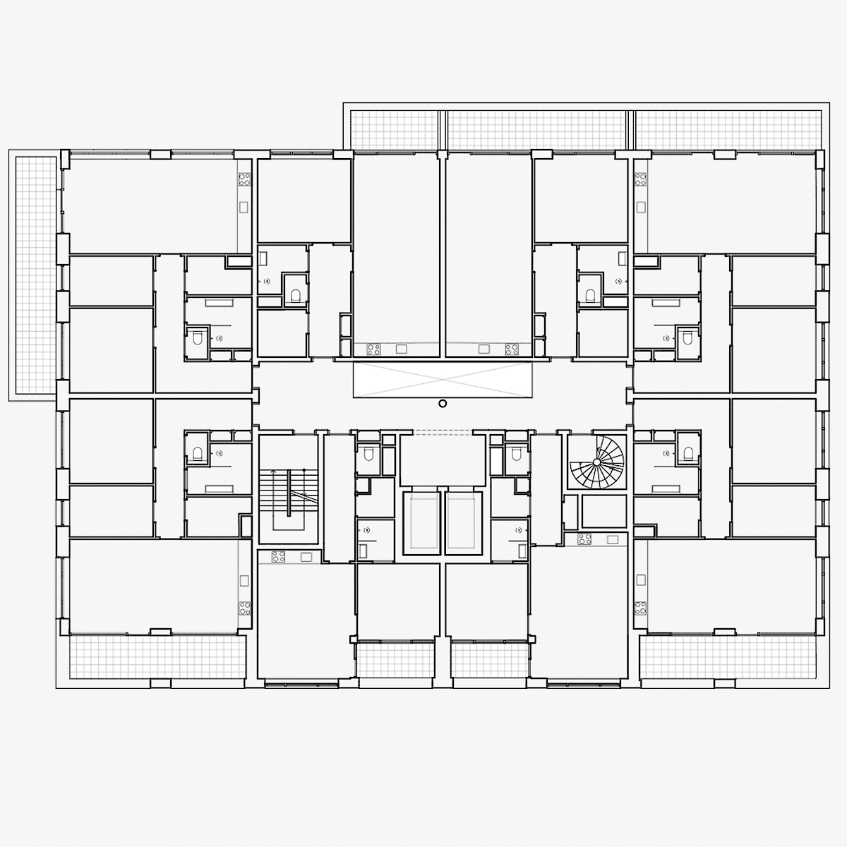 Plattegrond tweede verdieping