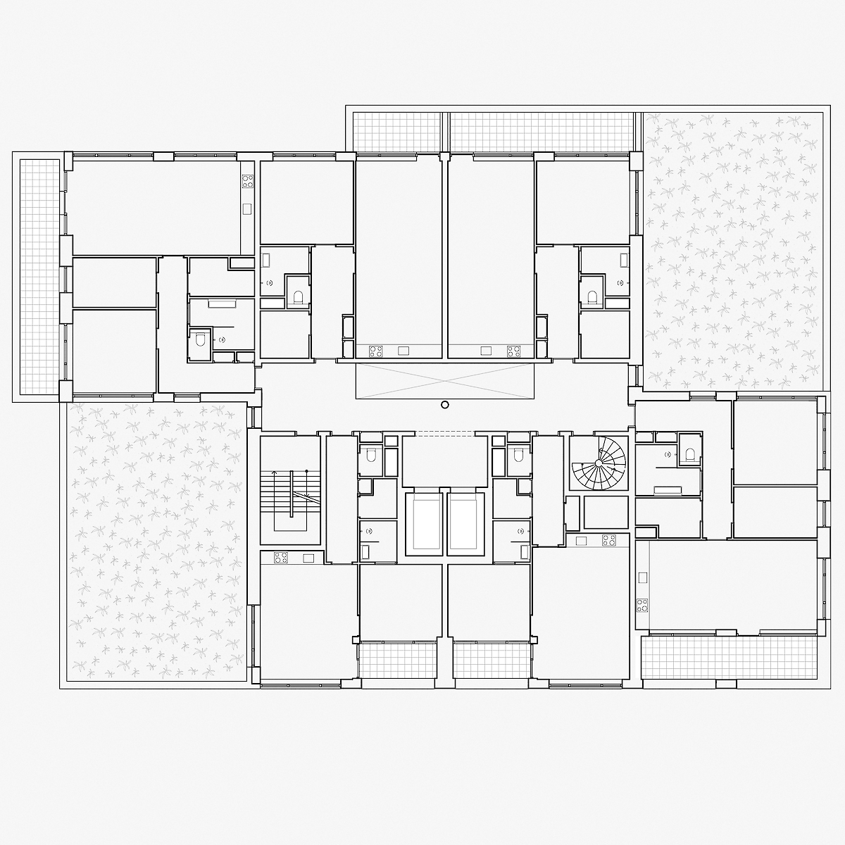 Plattegrond vijfde verdieping